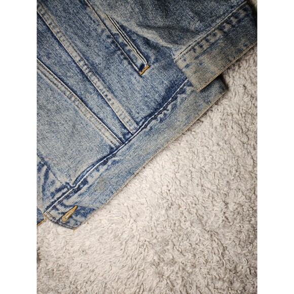 Vintage Levi’s Denim Jacket 0593 Citgo Tough Guys Logo Patch Workwear USA Made - Picture 5 of 8